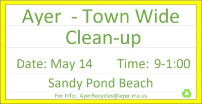 2022 Town-Wide Cleanup Poster