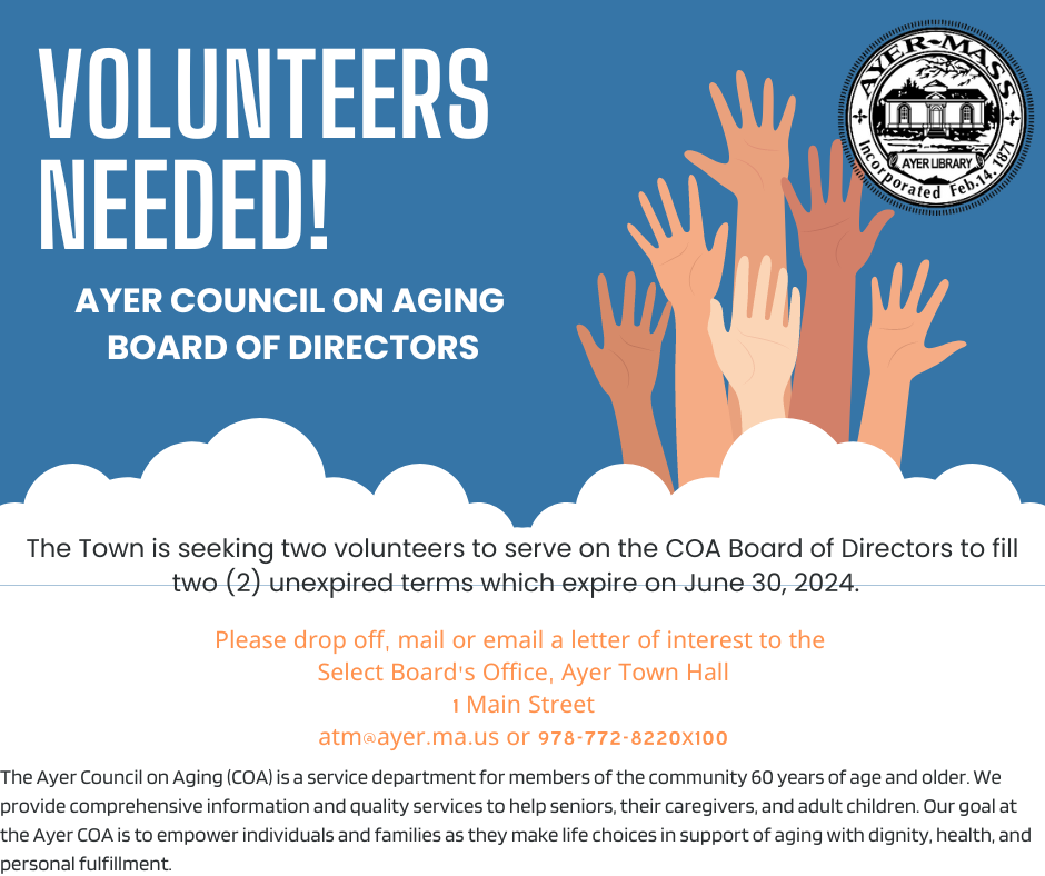 COA Board Volunteers Wanted