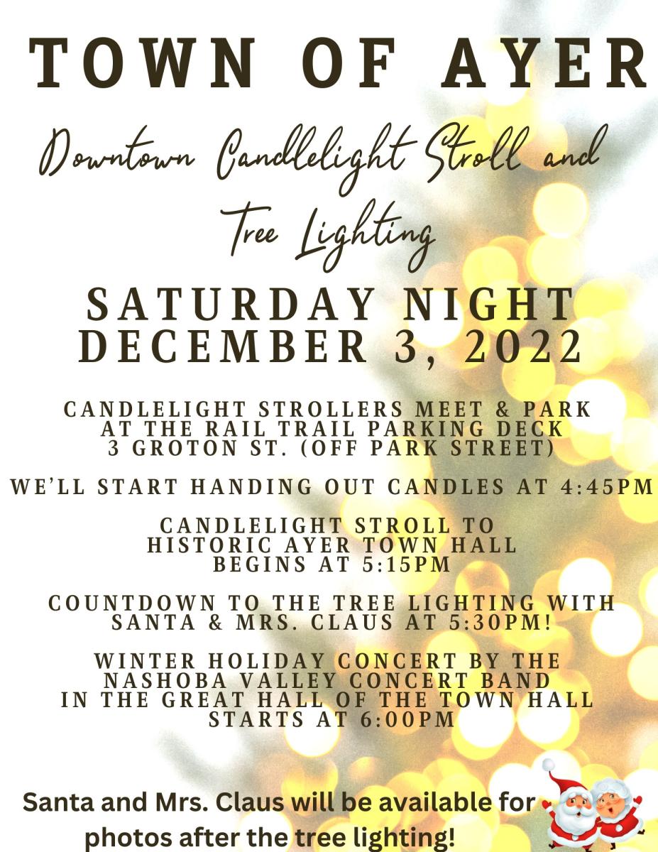 Downtown Candlelight Stroll and Tree Lighting