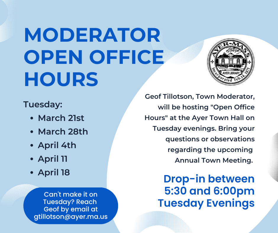 Moderator Office Hours