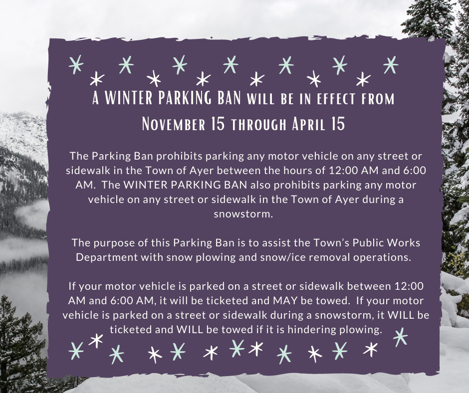 Parking Ban Notice