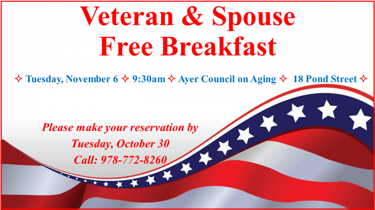 Veteran and Spouse Free Breakfast
