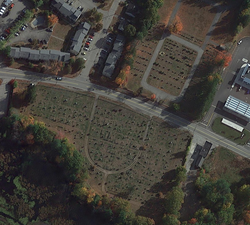 Woodlawn Cemetery Arial View