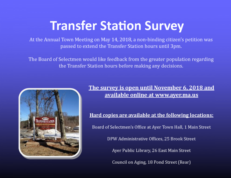 Transfer Station Survey