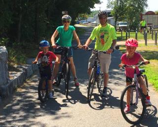 Family Health & Memories on the Ayer Rail-Trail 