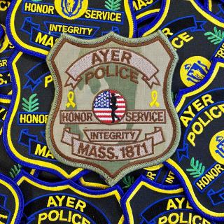 Ayer Police Camo Patch