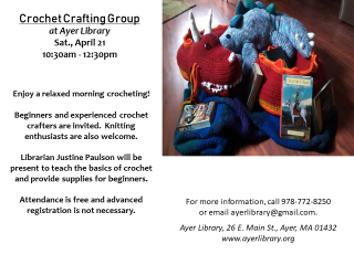 Crochet Crafting Group Poster
