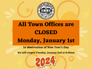 All Town Offices Closed
