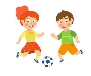 Image of Children Playing Soccer