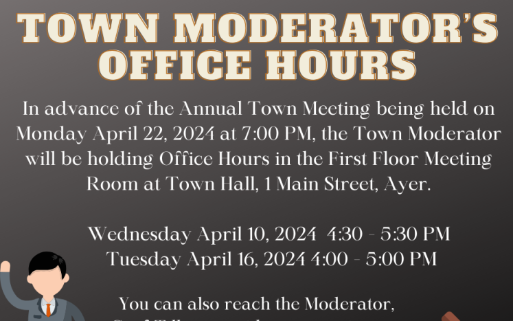 Town Moderator's Office Hours